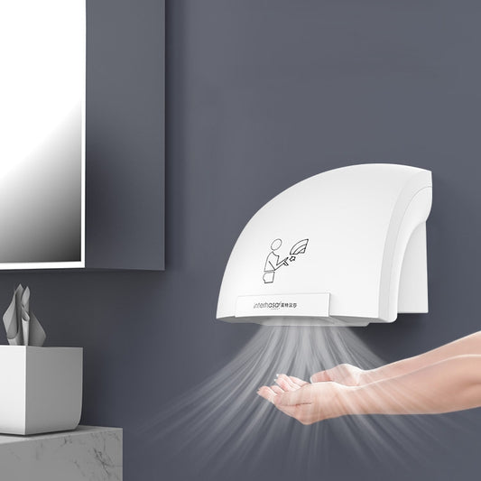 Interhasa 220V Automatic Electric Hand Dryer Mini  Induction Hand Drying Machine,Style: Single Hot,CN Plug - Dryers & Accessories by buy2fix | Online Shopping UK | buy2fix