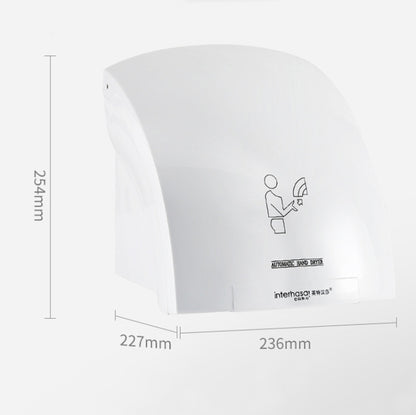 Interhasa 220V Automatic Electric Hand Dryer Mini  Induction Hand Drying Machine,Style: Single Hot,CN Plug - Dryers & Accessories by buy2fix | Online Shopping UK | buy2fix
