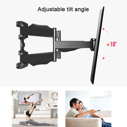 NORTH BAYOU Telescopic Swivel TV Monitor Wall Mount Bracket For 32-52 inch - TV Brackets & Mounts by NORTH BAYOU | Online Shopping UK | buy2fix