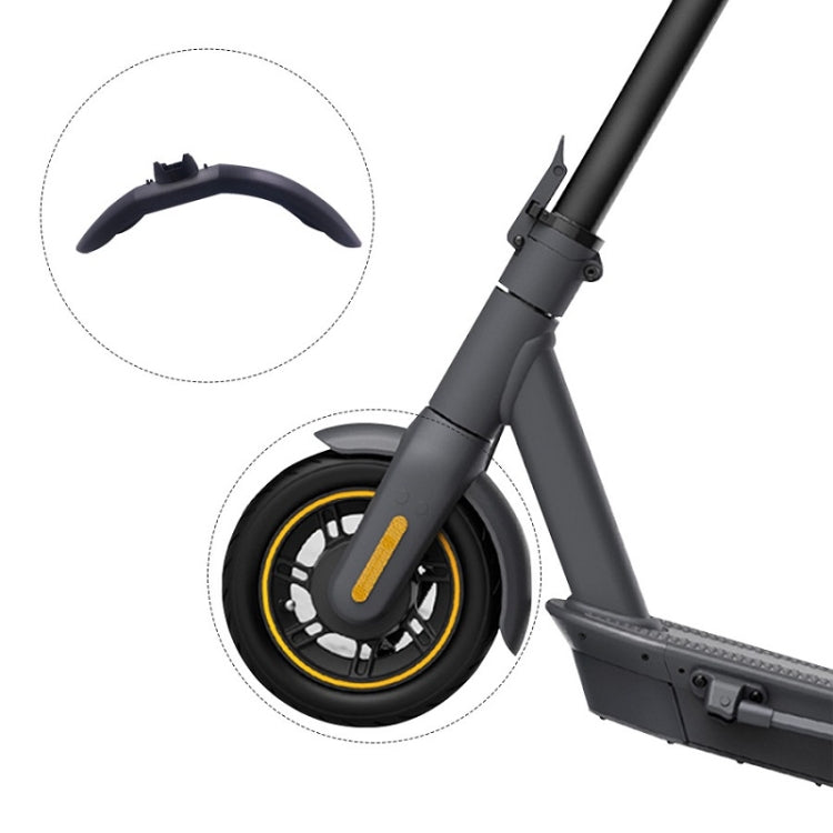 Scooter Front Fender For Xiaomi No.9 Scooter MAX G30(Black) - Accessories & Parts by buy2fix | Online Shopping UK | buy2fix
