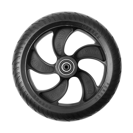 8 inch Scooter Plastic Front Wheel Accessories For KUGOO S1/S2/S3(Black) - Accessories & Parts by buy2fix | Online Shopping UK | buy2fix