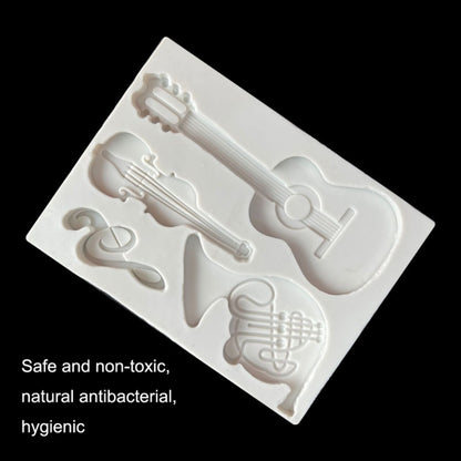 Castle Musical Silicone Mold Chocolate Fondant Cake Decor, Style:, Specification: Rectangle - Food Molds by buy2fix | Online Shopping UK | buy2fix