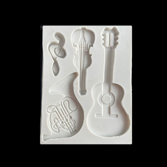 Castle Musical Silicone Mold Chocolate Fondant Cake Decor, Style:, Specification: Rectangle - Food Molds by buy2fix | Online Shopping UK | buy2fix