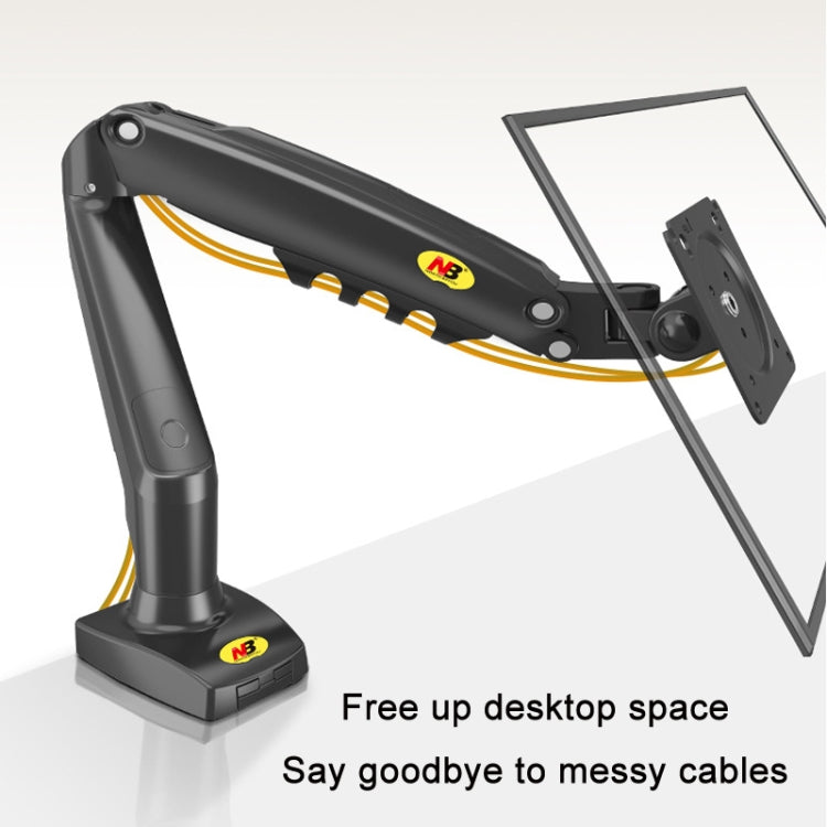NORTH BAYOU F80 17-30 inch TV Monitor Up And Down Lift Bracket(Black) - TV Brackets & Mounts by NORTH BAYOU | Online Shopping UK | buy2fix