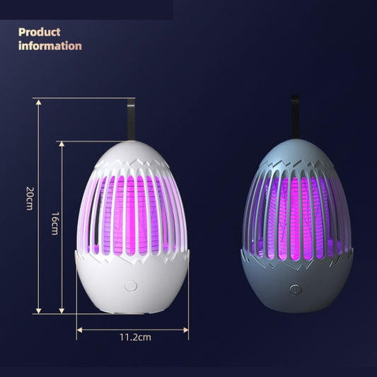 L01 Portable Electric Shock Mosquito Killer Lamp Home Outdoor Photocatalyst Fly Killer(White) - Repellents by buy2fix | Online Shopping UK | buy2fix