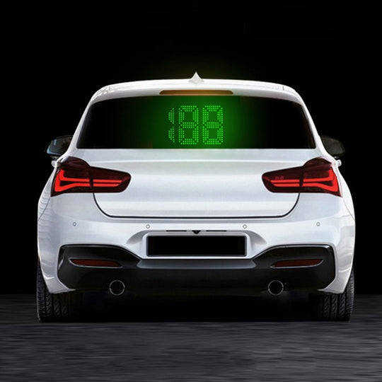 C188 GPS compteur de vitesse de fenêtre arrière affichage tête haute affichage de vitesse HUD voiture universelle