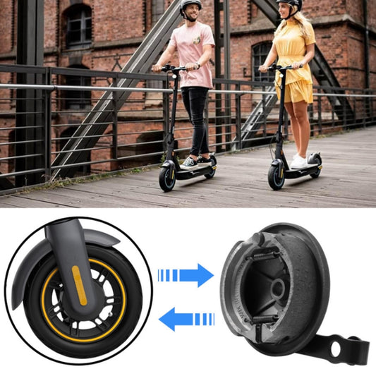 Electric Scooter Front Wheel Brake Stack Device For Ninebot MAX G30(Black) - Accessories & Parts by buy2fix | Online Shopping UK | buy2fix