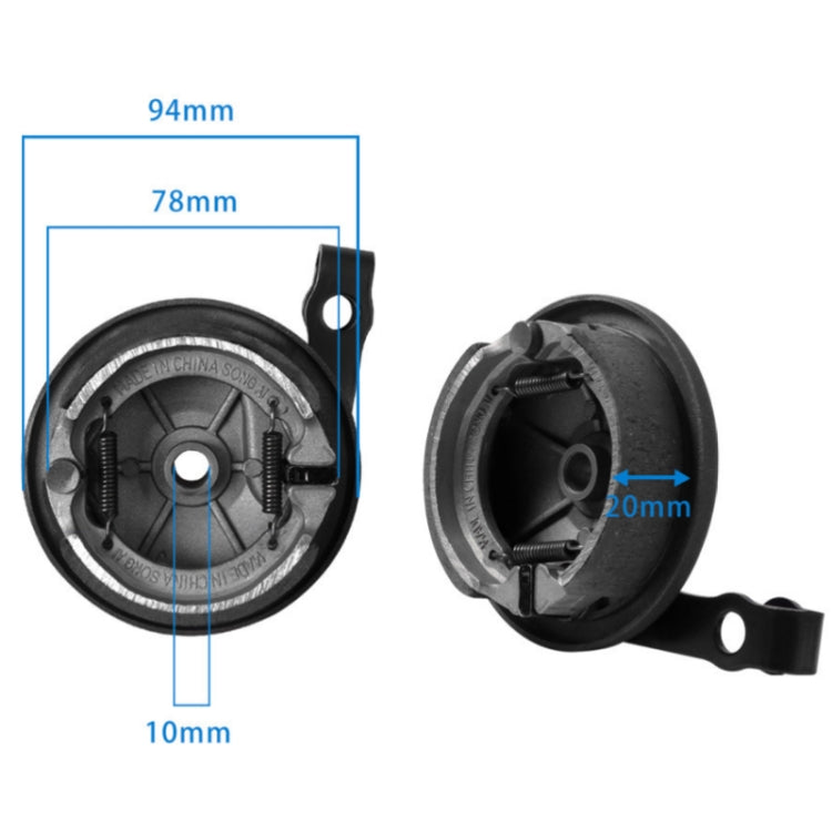 Electric Scooter Front Wheel Brake Stack Device For Ninebot MAX G30(Black) - Accessories & Parts by buy2fix | Online Shopping UK | buy2fix