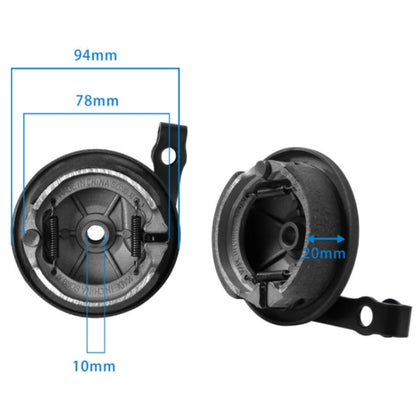 Electric Scooter Front Wheel Brake Stack Device For Ninebot MAX G30(Black) - Accessories & Parts by buy2fix | Online Shopping UK | buy2fix