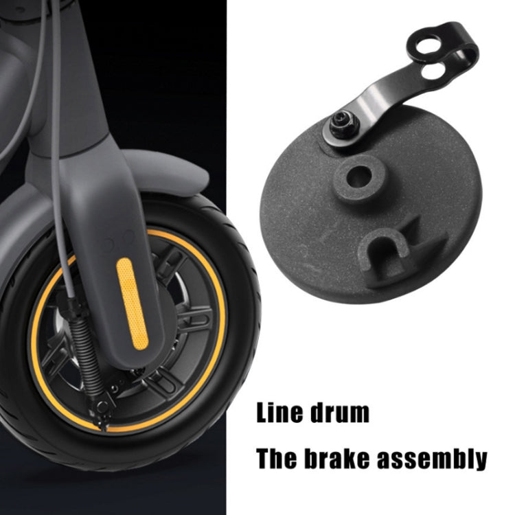 Electric Scooter Front Wheel Brake Stack Device For Ninebot MAX G30(Black) - Accessories & Parts by buy2fix | Online Shopping UK | buy2fix