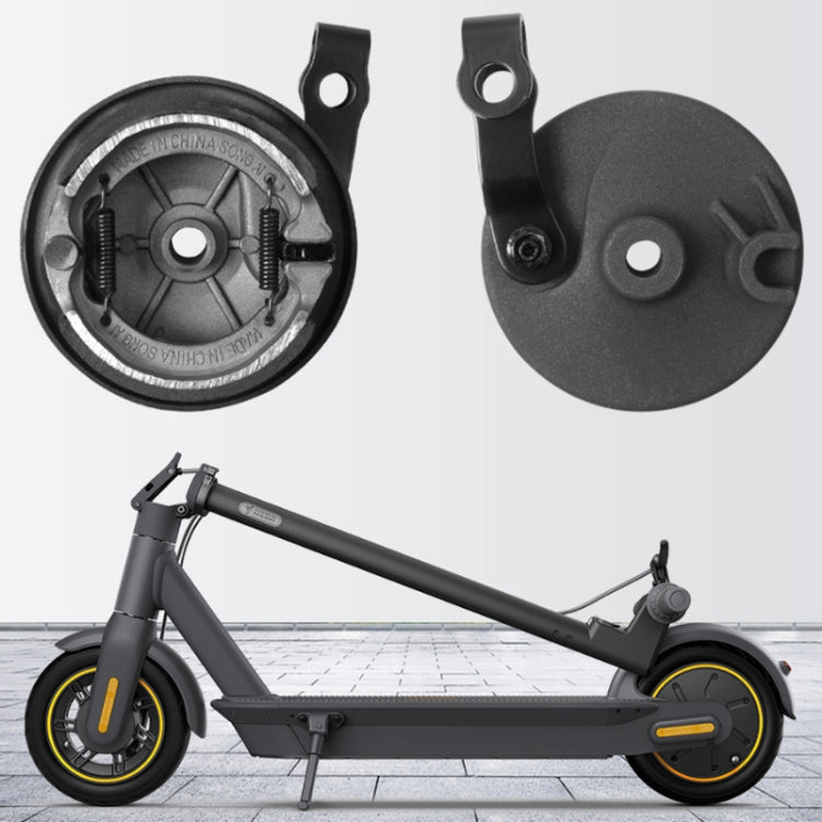 Electric Scooter Front Wheel Brake Stack Device For Ninebot MAX G30(Black) - Accessories & Parts by buy2fix | Online Shopping UK | buy2fix