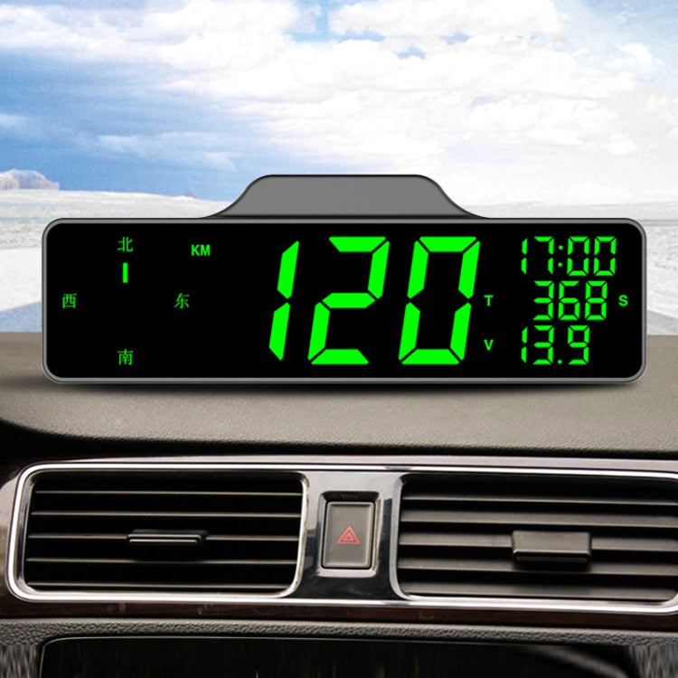 9.0 Inch Screen Car HUD Car Head-up Display Compass Multifunction GPS Speedometer - Head Up Display System by buy2fix | Online Shopping UK | buy2fix