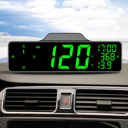9.0 Inch Screen Car HUD Car Head-up Display Compass Multifunction GPS Speedometer - Head Up Display System by buy2fix | Online Shopping UK | buy2fix
