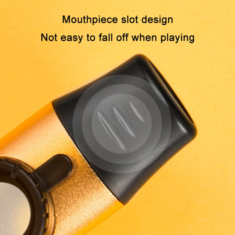 Metal Professional Playing Tunable Tone Kazoo( Gold) by buy2fix