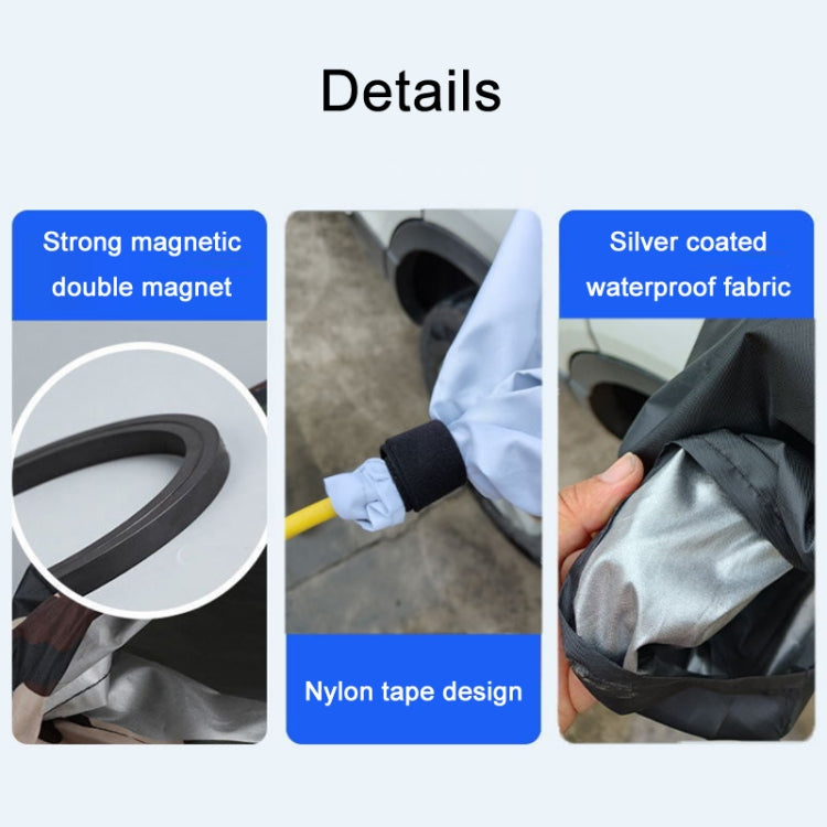 New Energy Vehicle Charging Port Waterproof Protective Cover, Color: Gray White - Waterproof Covers by buy2fix | Online Shopping UK | buy2fix