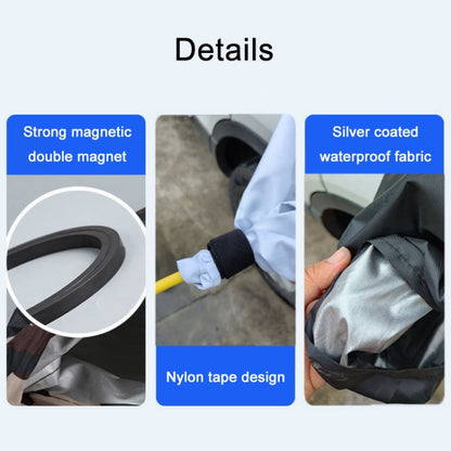 New Energy Vehicle Charging Port Waterproof Protective Cover, Color: Gray White - Waterproof Covers by buy2fix | Online Shopping UK | buy2fix