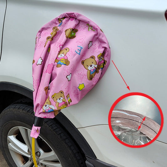 New Energy Vehicle Charging Port Waterproof Protective Cover, Color: Bear Pink - Waterproof Covers by buy2fix | Online Shopping UK | buy2fix