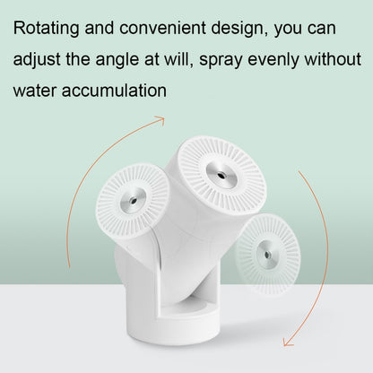 L09 USB Plug-in Rotating Colorful Night Light Humidifier(White) - Air Purifiers & Accessories by buy2fix | Online Shopping UK | buy2fix