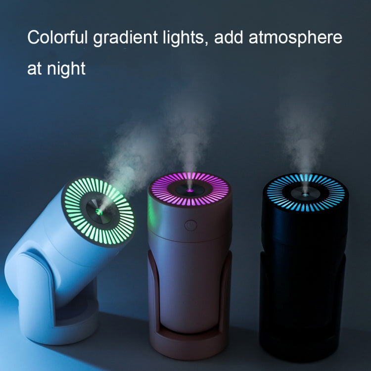 L09 USB Plug-in Rotating Colorful Night Light Humidifier(White) - Air Purifiers & Accessories by buy2fix | Online Shopping UK | buy2fix