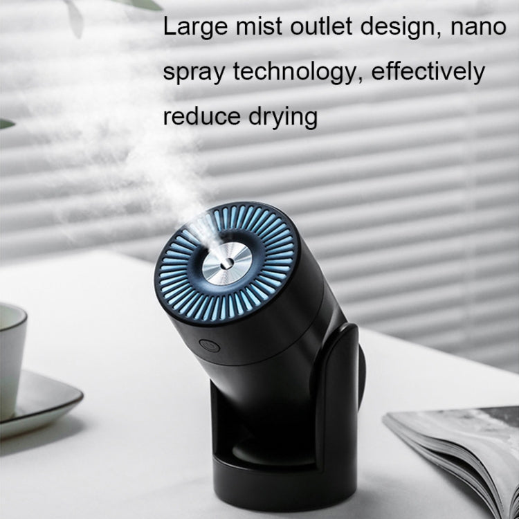 L09 USB Plug-in Rotating Colorful Night Light Humidifier(White) - Air Purifiers & Accessories by buy2fix | Online Shopping UK | buy2fix