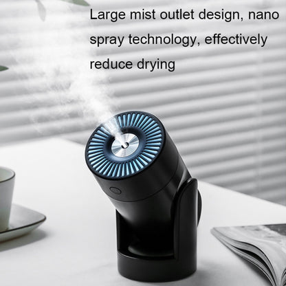L09 USB Plug-in Rotating Colorful Night Light Humidifier(White) - Air Purifiers & Accessories by buy2fix | Online Shopping UK | buy2fix