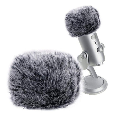 Plush Microphone Cover Windscreen Sleeve Compatible For Blue Yeti Condenser Microphone - Windshield by buy2fix | Online Shopping UK | buy2fix