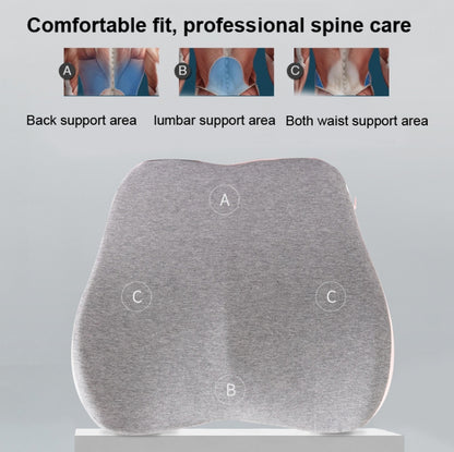 Memory Foam Lumbar Pillow Office Seat Lumbar Cushion(Tibetan) - Cushions & Pillows by buy2fix | Online Shopping UK | buy2fix