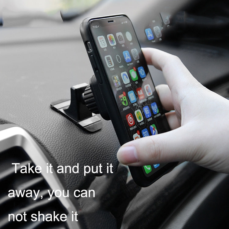 SUMITAP STM-xk565 Car Magnetic Mobile Phone Navigation Bracket Sticky Arc Base(Deep Black) - Universal Car Holders by SUMITAP | Online Shopping UK | buy2fix