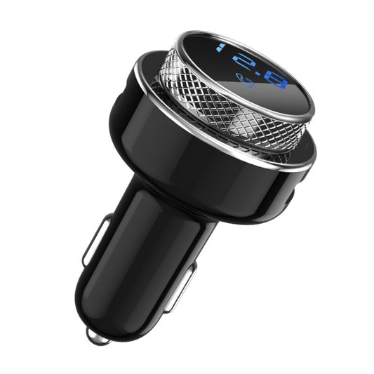 GC-16 Car Bluetooth MP3 Player FM Transmitter QC3.0 Fast Charging Car Charger(Black) - Bluetooth Car Kits by buy2fix | Online Shopping UK | buy2fix