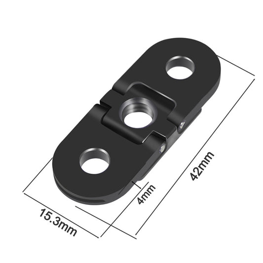 Metal Folding Magnetic Replacement Base for GoPro HERO13 Black/HERO12 Black /HERO11 Black /HERO10 Black / HERO9 Black / HERO8 Black/MAX - Connection Mount by buy2fix | Online Shopping UK | buy2fix