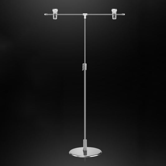 Photography Backdrop Stand Camera Photo Background Props,Style: T-type 2-section 85cm - Support Stands by buy2fix | Online Shopping UK | buy2fix