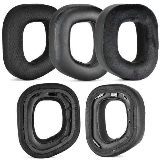 2pcs Thick Earmuffs For CORSAIR HS80 RGB Headphones, Color: PU Leather+Velvet - Earmuff & Pad by buy2fix | Online Shopping UK | buy2fix