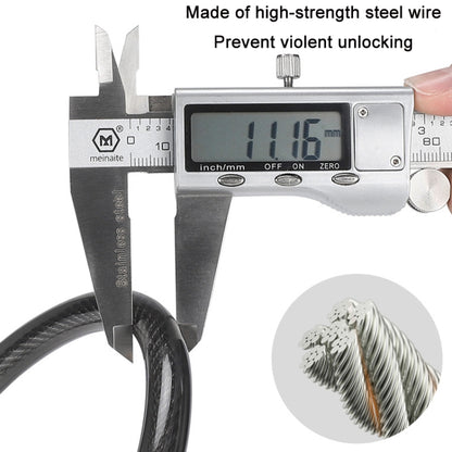 WEST BIKING Bicycle Anti-Theft Cable Combination Lock, Length: 2M by WEST BIKING