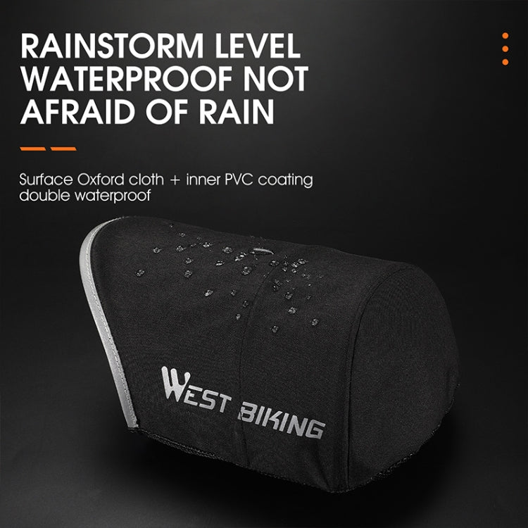 WEST BIKING Electric Vehicle Sunshade Waterproof Windproof Handle Cover(Black) by WEST BIKING