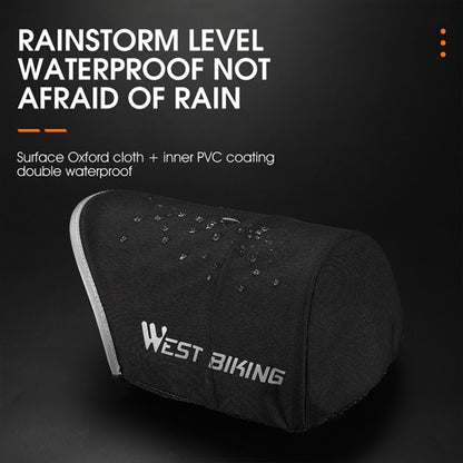 WEST BIKING Electric Vehicle Sunshade Waterproof Windproof Handle Cover(Black) by WEST BIKING