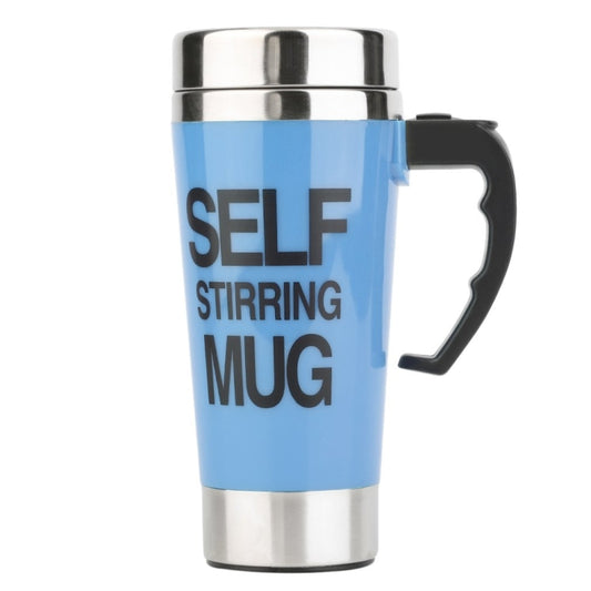 FX-589 400ml 304 Stainless Steel Automatic Stirring Coffee Cup(Blue) - Stirrer & Squeezer by buy2fix | Online Shopping UK | buy2fix
