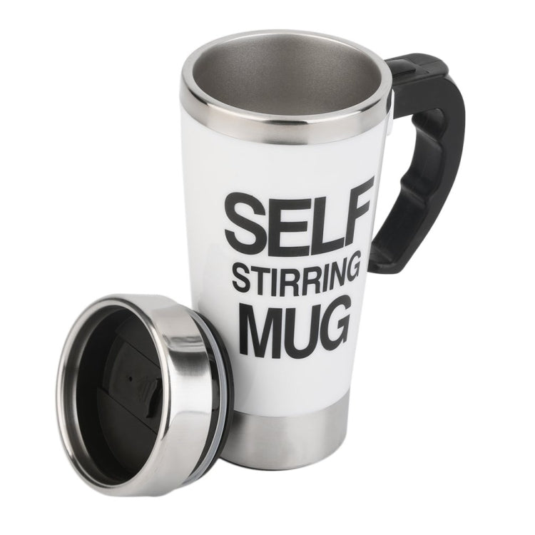 FX-589 400ml 304 Stainless Steel Automatic Stirring Coffee Cup(Black) - Stirrer & Squeezer by buy2fix | Online Shopping UK | buy2fix