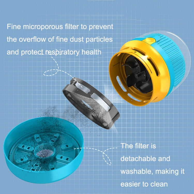 Desktop Vacuum Fan Charging Cleaning Machine Rubber Dandruff Keyboard Cleaner(Pink) by buy2fix