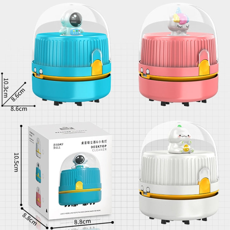 Desktop Vacuum Fan Charging Cleaning Machine Rubber Dandruff Keyboard Cleaner(White) by buy2fix