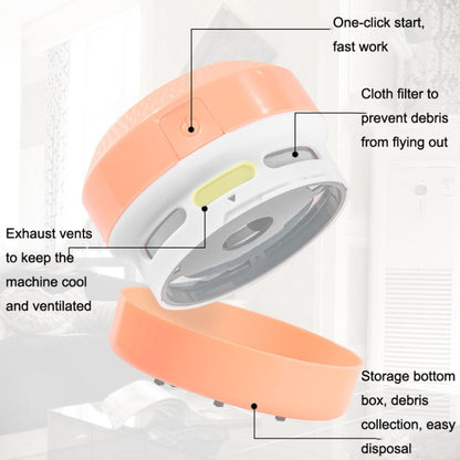 2PCS Desktop Mini Vacuum Cleaner Rubber Confetti Keyboard Cleaner(Blue) by buy2fix