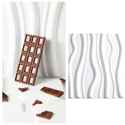 PVC Material Stereo 3D Shooting Background Board Photo Props,50 X 50cm(D081 Waves White) - Other by buy2fix | Online Shopping UK | buy2fix