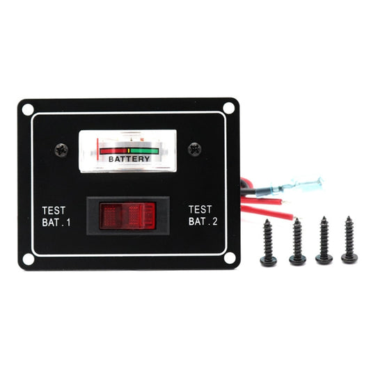 AOS3044 Marine Dual Battery Tester Pointer Voltmeter - Current & Voltage Tester by buy2fix | Online Shopping UK | buy2fix