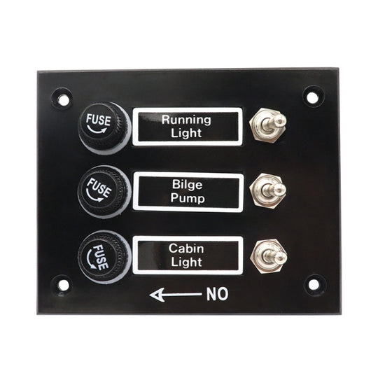 3 Groups Shake Switch AOS3045 Switch Panel Marine Retrofit Each With Independent Fuse Protection