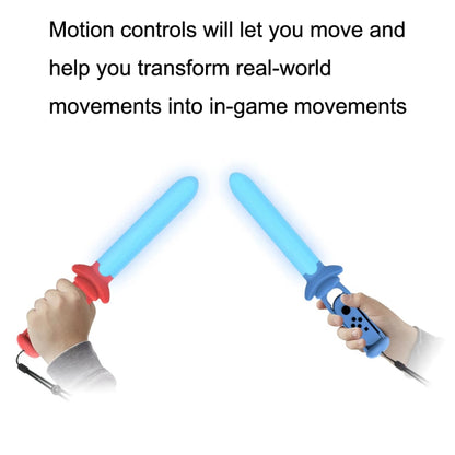 DOBE TNS-2109 Left and Right Handle Somatosensory Luminous Sword for Nintendo Switch(Red) - Gamepads by DOBE | Online Shopping UK | buy2fix
