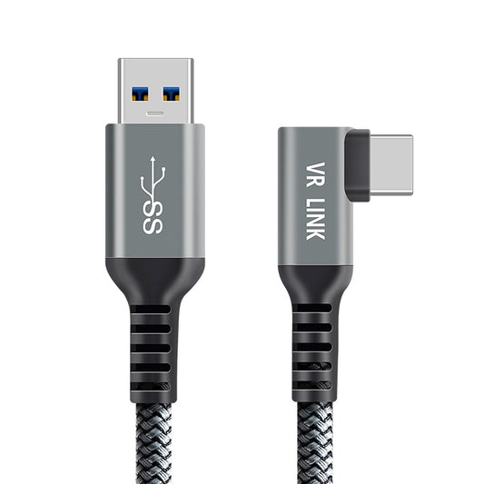 USB3.2 Gen1 VR Link Streamline For Oculus Quest 2, Model: A-C  Aluminum Shell 3M Braided Wire - VR Accessories by buy2fix | Online Shopping UK | buy2fix