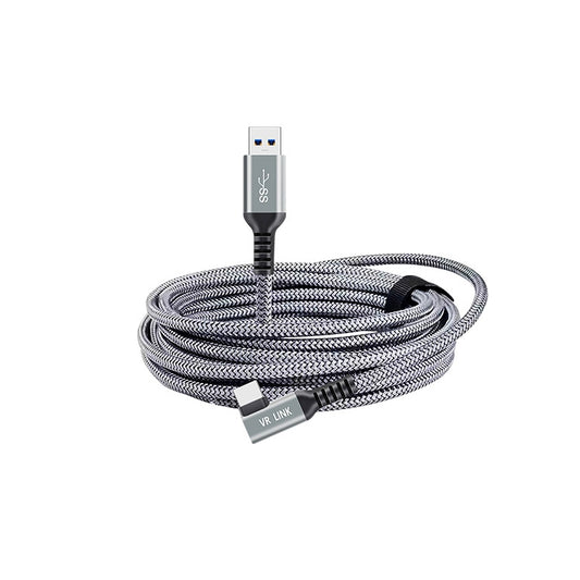 USB3.2 Gen1 VR Link Streamline For Oculus Quest 2, Model: A-C  Aluminum Shell 5M Braided Wire - VR Accessories by buy2fix | Online Shopping UK | buy2fix