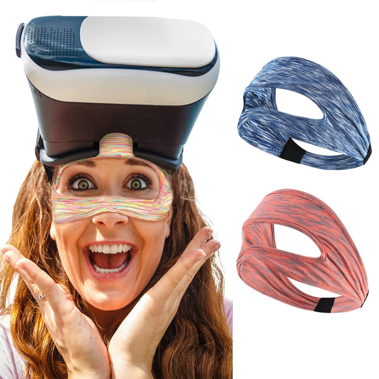 VR Glasses Head-mounted Breathable Sweat-proof Eye Mask(Orange Gray) - VR Accessories by buy2fix | Online Shopping UK | buy2fix