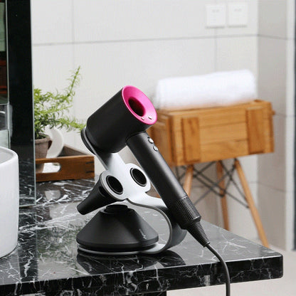 Punch Free Standing Hair Dryer Stand For Dyson 002 Silver - Hair Dryers & Accessories by buy2fix | Online Shopping UK | buy2fix