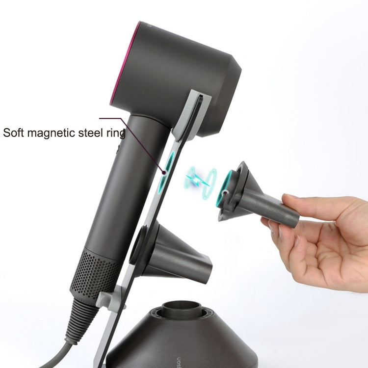 Punch Free Standing Hair Dryer Stand For Dyson 003 Black - Hair Dryers & Accessories by buy2fix | Online Shopping UK | buy2fix