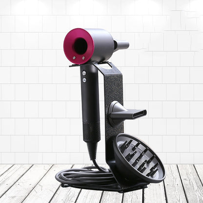 Punch Free Standing Hair Dryer Stand For Dyson 004 Black - Hair Dryers & Accessories by buy2fix | Online Shopping UK | buy2fix